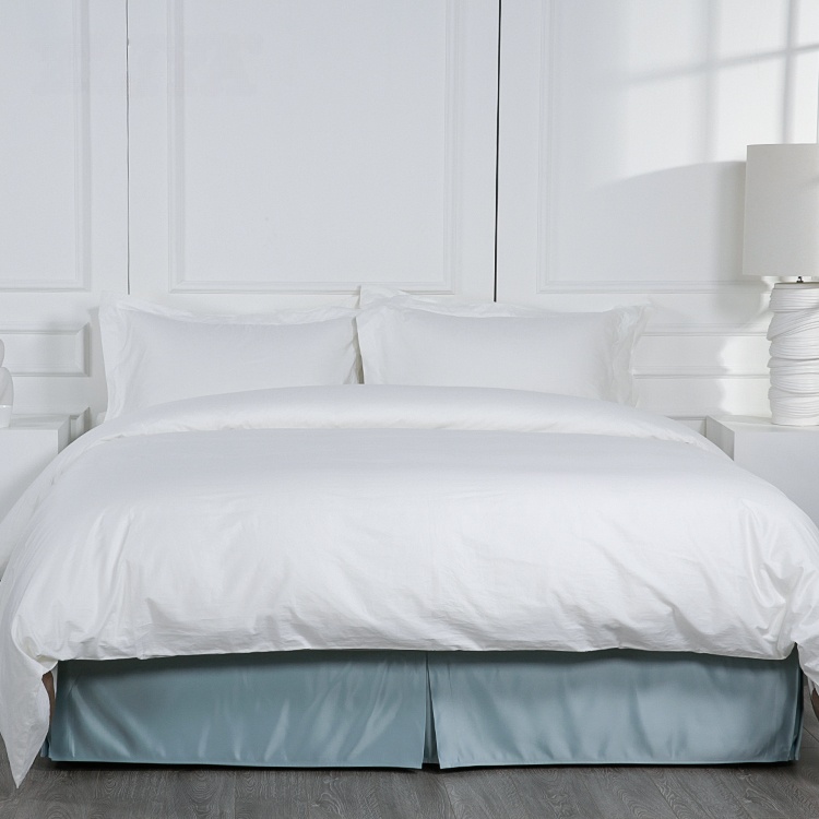 Wholesale Hotel Custom 100% Cotton Bedding Set Bed Sheet Pillow Case manufacturer