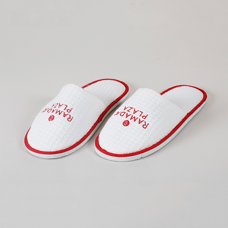 Hotel Luxury Slippers Men Disposable Waffle Slipper Bathroom Slipper For