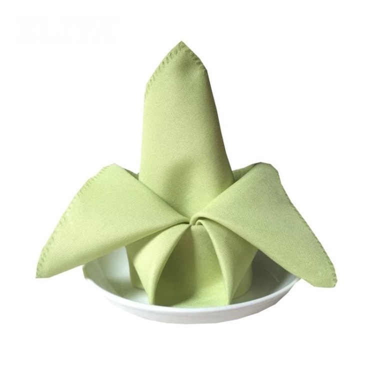 Servilleta de mesa de varios colores con diseño personalizado de 50*50 cm