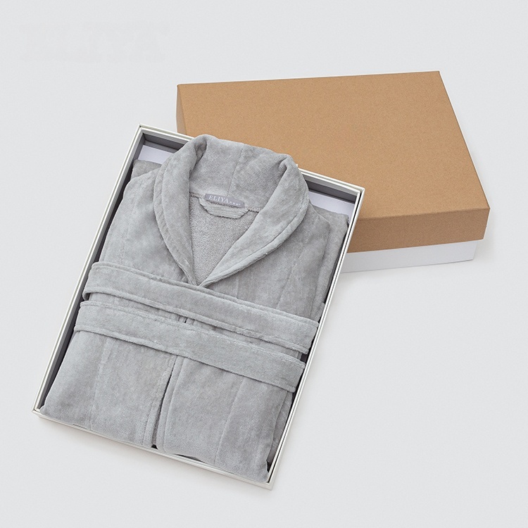 High Quality Bathrobe Double Layer Bathrobe Green