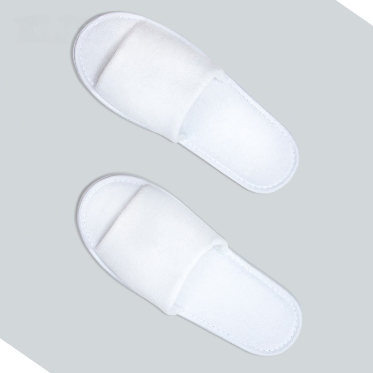 Supply Luxury Hotel Room White Disposable Slippers