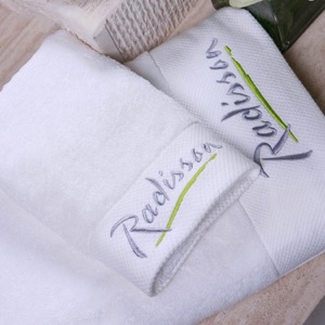 Toalla de baño turca de hotel 100% algodón de colección de lujo personalizada