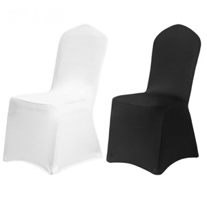 Cubiertas decorativas de la silla de comedor de Spandex del terciopelo del banquete del hotel