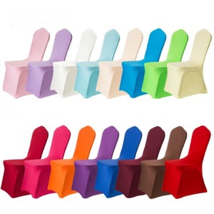 Cubierta de silla de tela de spandex para banquete de boda de hotel