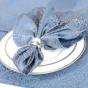 Servilleta de mesa de varios colores con diseño personalizado de 50*50 cm