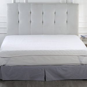 Cubierta de colchón impermeable acolchada tamaño Queen del protector de la cama para el hotel