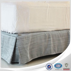 Faldones de cama ajustados del hotel Guangdong