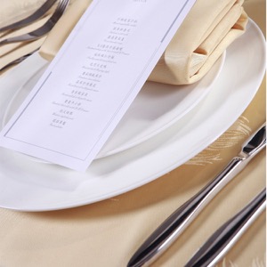 Servilletas de lino con vainica para fiesta de boda blanca 100 al por mayor en Guangzhou