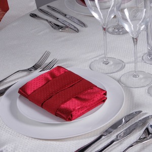 Servilletas del hotel del algodón del paño de cena del rectángulo del algodón de la boda