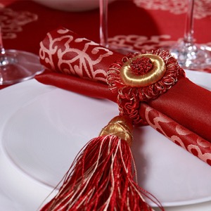 Servilletas del hotel del algodón del paño de cena del rectángulo del algodón de la boda