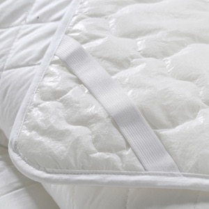 Protector modificado para requisitos particulares prenda impermeable superior de la cubierta de colchón del tamaño de la reina de la microfibra de las ventas para el hotel