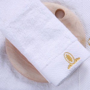 Juego de toallas con borde Dobby 80*160cm/40*80cm/33*33cm