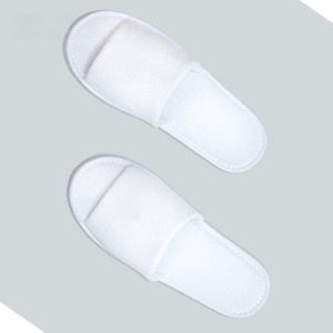 Pantuflas blancas desechables para habitación de hotel de lujo