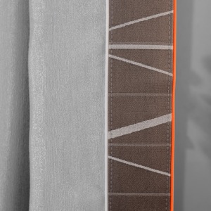 Cortina blackout de poliéster jacquard con oscurecimiento y aislamiento térmico