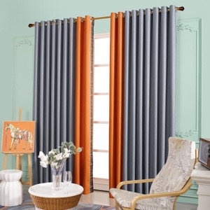 Cortina blackout de poliéster jacquard con oscurecimiento y aislamiento térmico