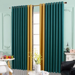 Cortina blackout de poliéster jacquard con oscurecimiento y aislamiento térmico