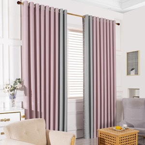Cortina blackout de poliéster jacquard con oscurecimiento y aislamiento térmico