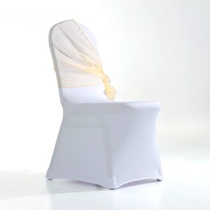 Cubierta de silla de tela de spandex para banquete de boda de hotel