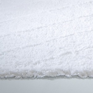 5 Star Hotel High Quality White Cotton Jacquard Bath Mat