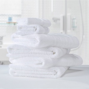 Hotel toallas blancas colecciones de baño fabricante de China