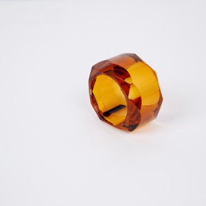 Anillo de servilleta de oro de lujo Anillos de servilleta hechos a mano