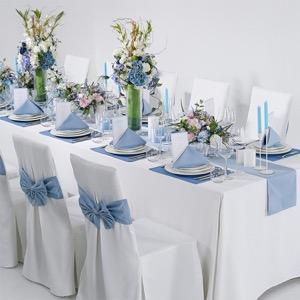 Suministro de mantel para mesa de boda, banquete, restaurante, Hotel