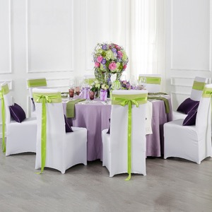 Fundas para sillas de spandex para bodas en restaurantes y hoteles