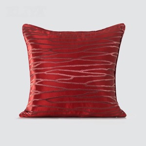 Cojín almohada hotel decorativo jacquard cuadrado almohada luz cama de lujo funda de almohada