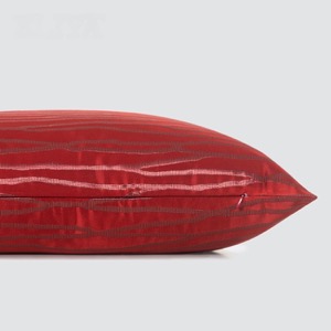 Cojín almohada hotel decorativo jacquard cuadrado almohada luz cama de lujo funda de almohada