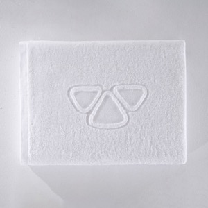 Toallas blancas 16S 100% algodón suaves y elegantes con diseño jacquard para uso hotelero