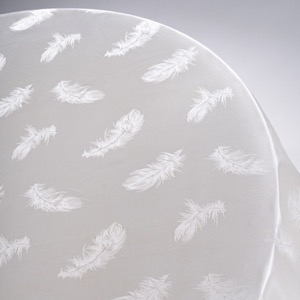 Premium Banquet Tablecloth With Exquisite Feather Embroidery