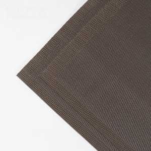 Manteles individuales de PVC fáciles de limpiar con borde decorativo